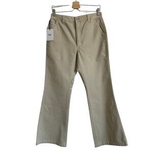 BNWT ARITZIA TNA Campbell Pant - High-Waisted Twill Pants, Size 10